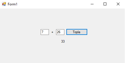 C# Form | 4 İşlem Toplama Örneği