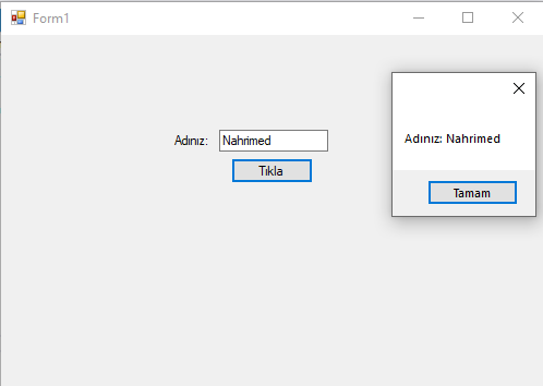C# Form | MessageBox Kullanımı